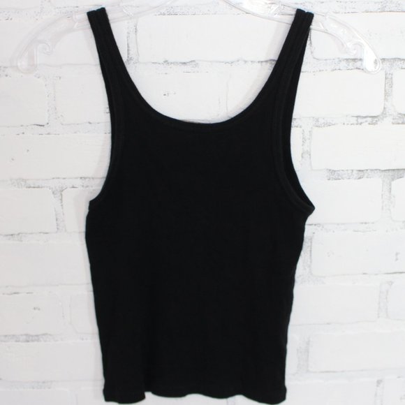 Brandy Melville Simple Black Tank Top - Picture 3 of 3